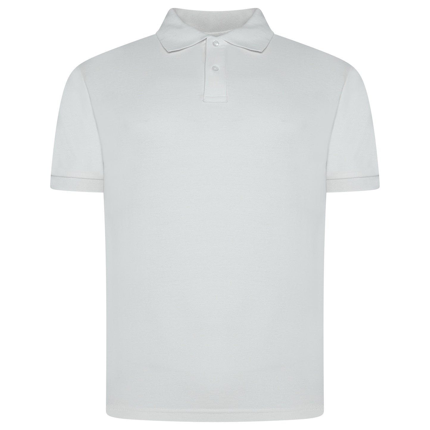 Mens 100% Cotton Polo Shirt Short Sleeve Pique Casual Work Top - QHA UK