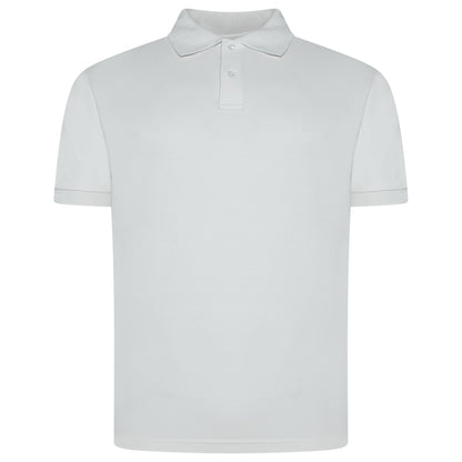 Mens 100% Cotton Polo Shirt Short Sleeve Pique Casual Work Top - QHA UK