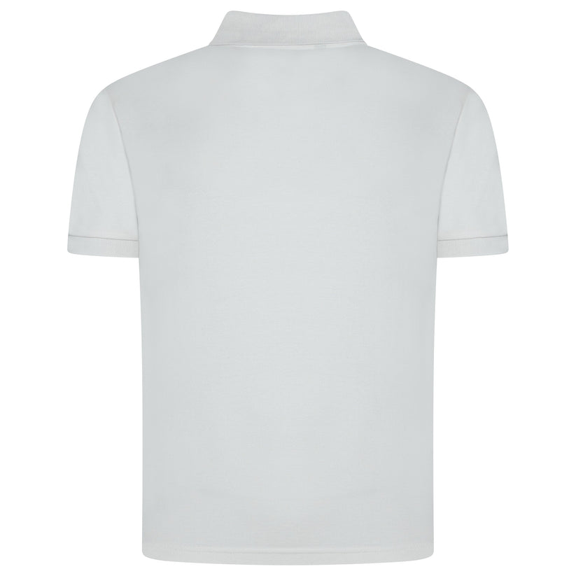 Mens 100% Cotton Polo Shirt Short Sleeve Pique Casual Work Top - QHA UK