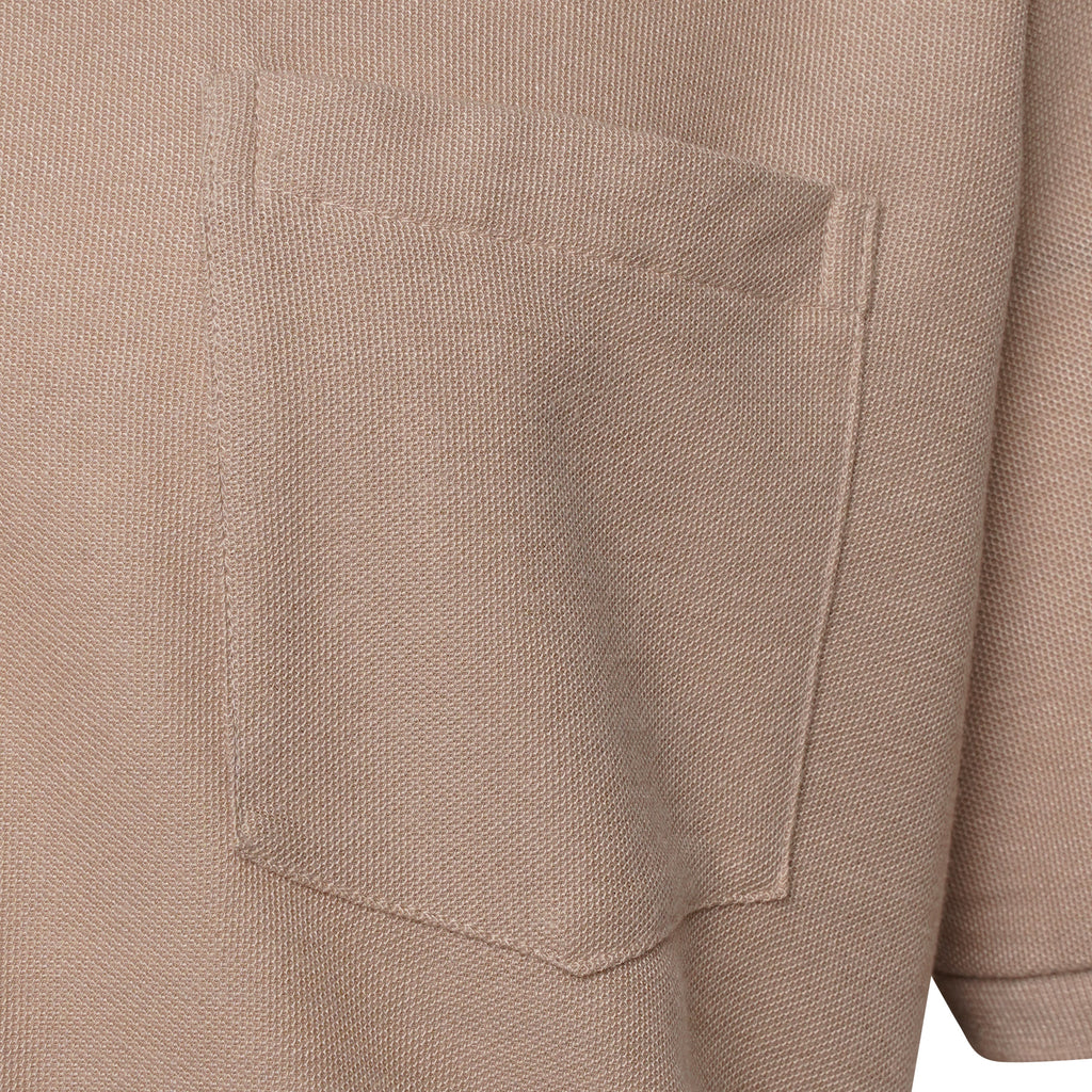 Charles Norton Grandad Collar Polo Shirt