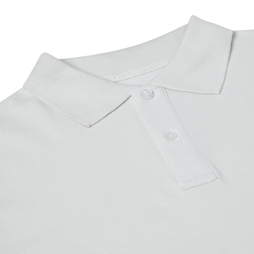 Mens 100% Cotton Polo Shirt Short Sleeve Pique Casual Work Top - QHA UK
