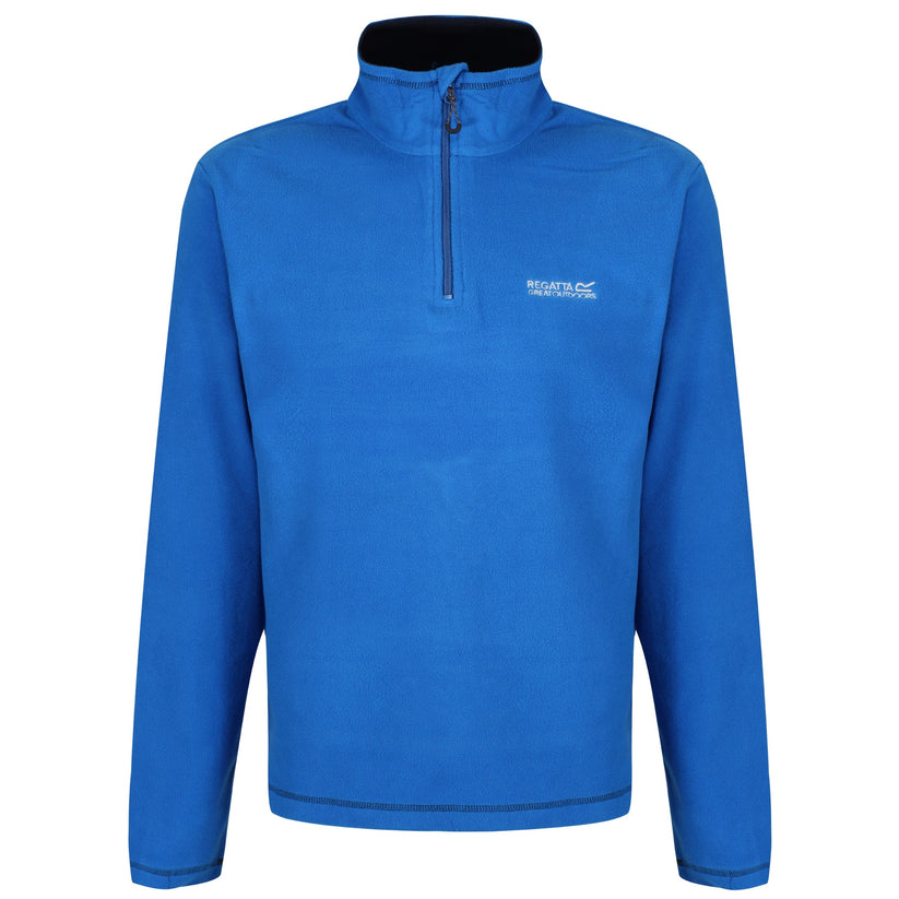 Regatta Mens Thompson Fleece 1/4 Zip Lightweight Anti Pill Pullover - QHA UK