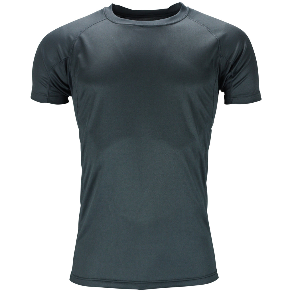 Mens Gym T-Shirt Moisture Wicking Sports Running Training Breathable Tee - QHA UK