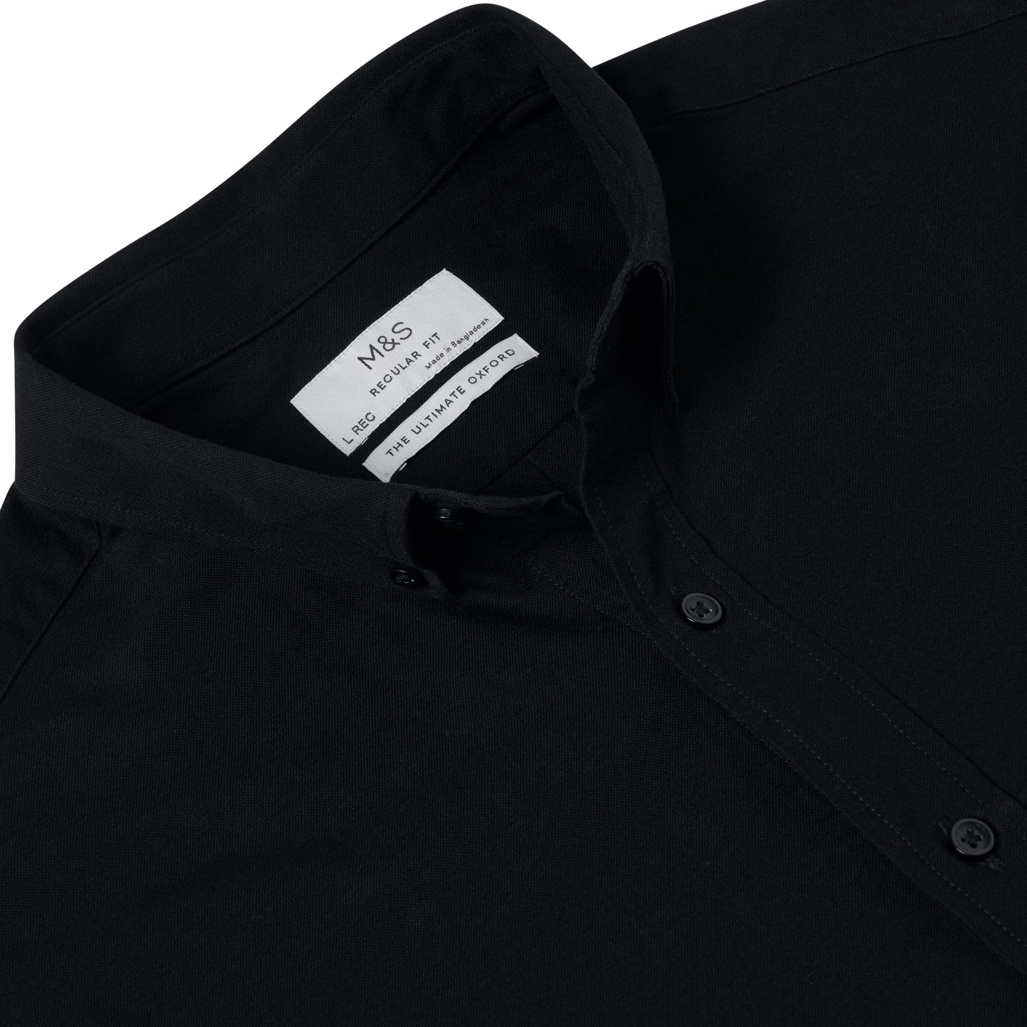 M&S Ultimate Pure Cotton Oxford Shirt Mens Short Sleeve S-4XL - QHA UK