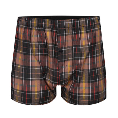 Payden Mens 3 Pack Check Boxer Shorts Cotton Rich Underwear S-2XL - QHA UK