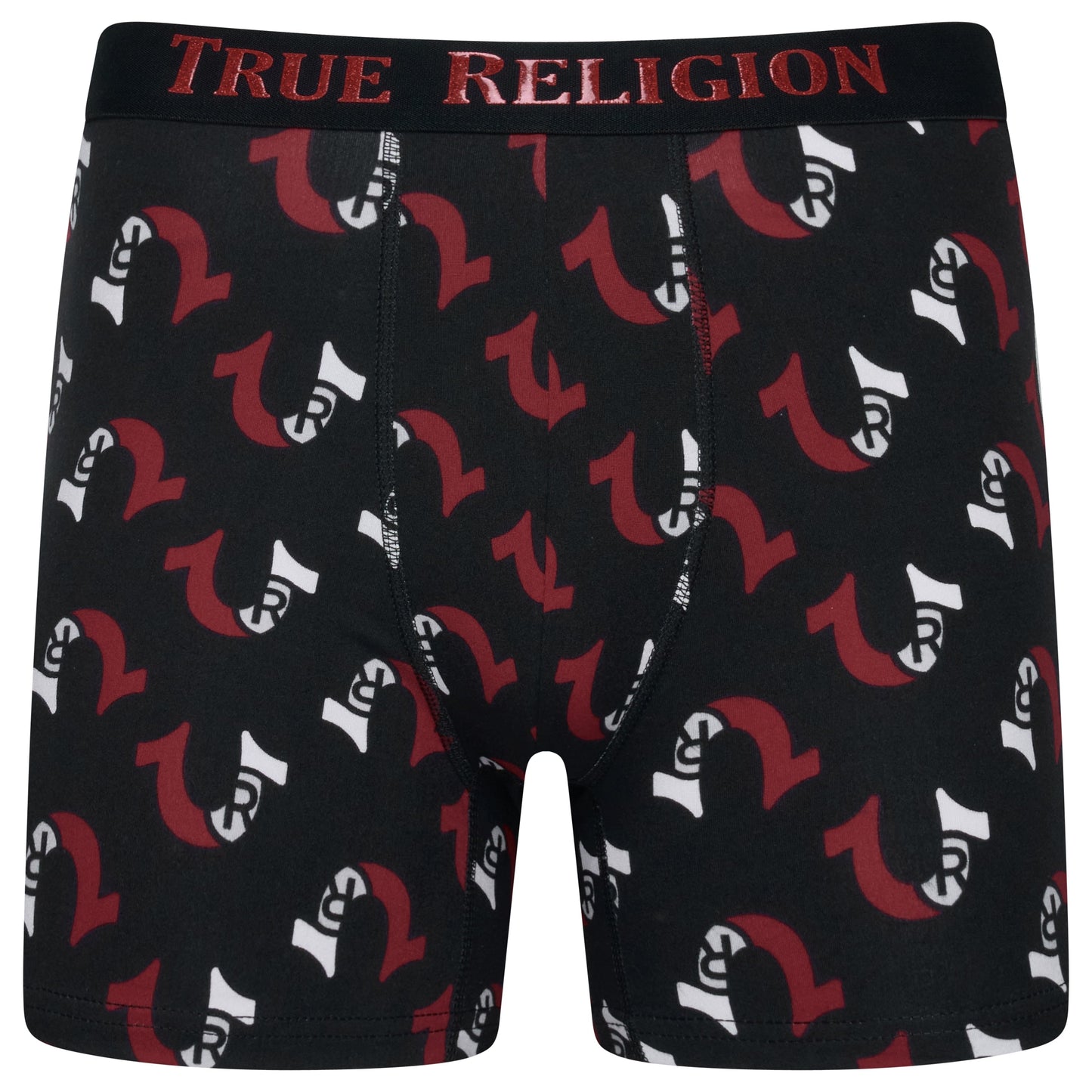 True Religion Men's Fly Front Boxer Briefs Cotton Stretch Pack of 4 S–XL