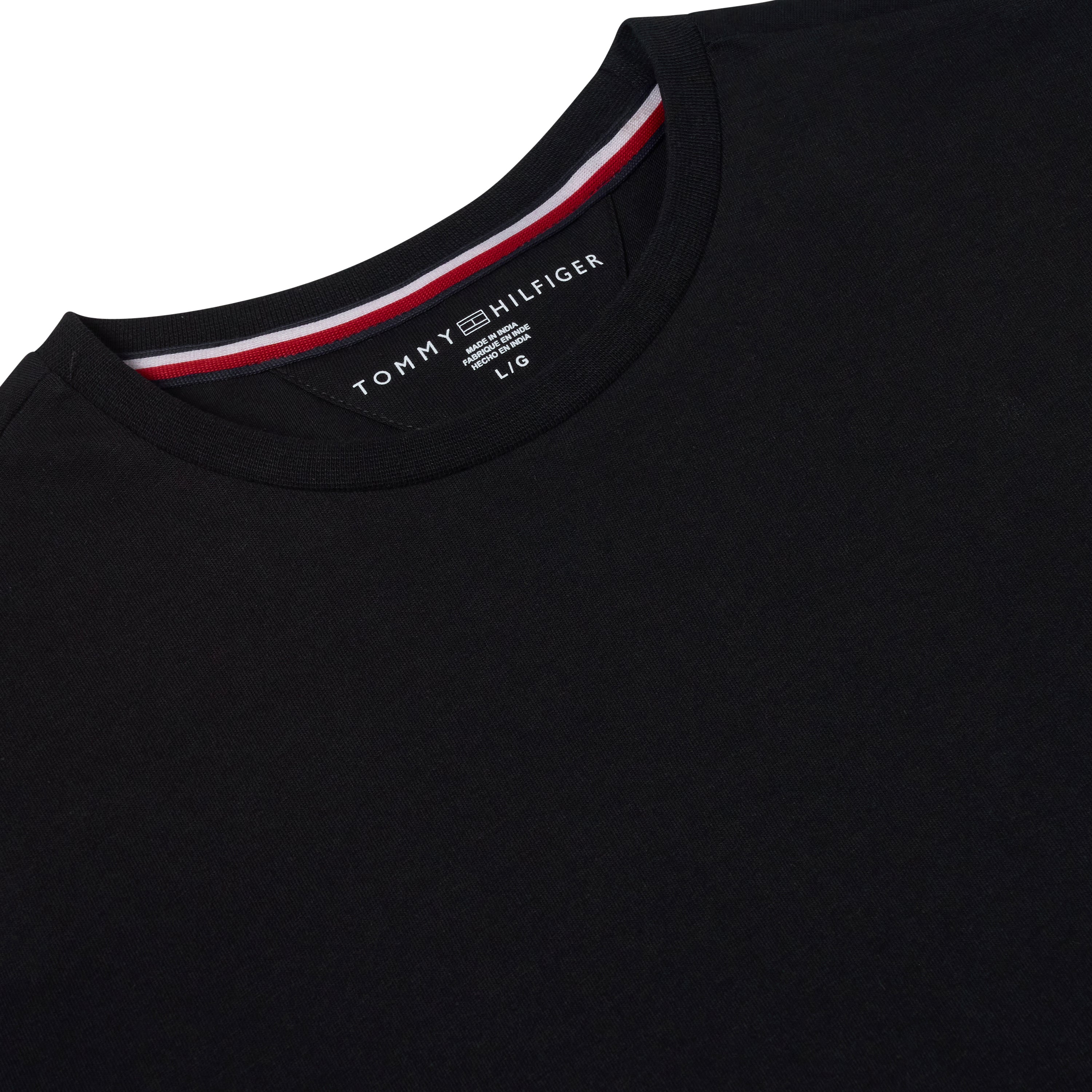 Tommy Hilfiger Mens Embroidered Logo Cotton Crew Neck T-Shirt S-2XL - QHA UK