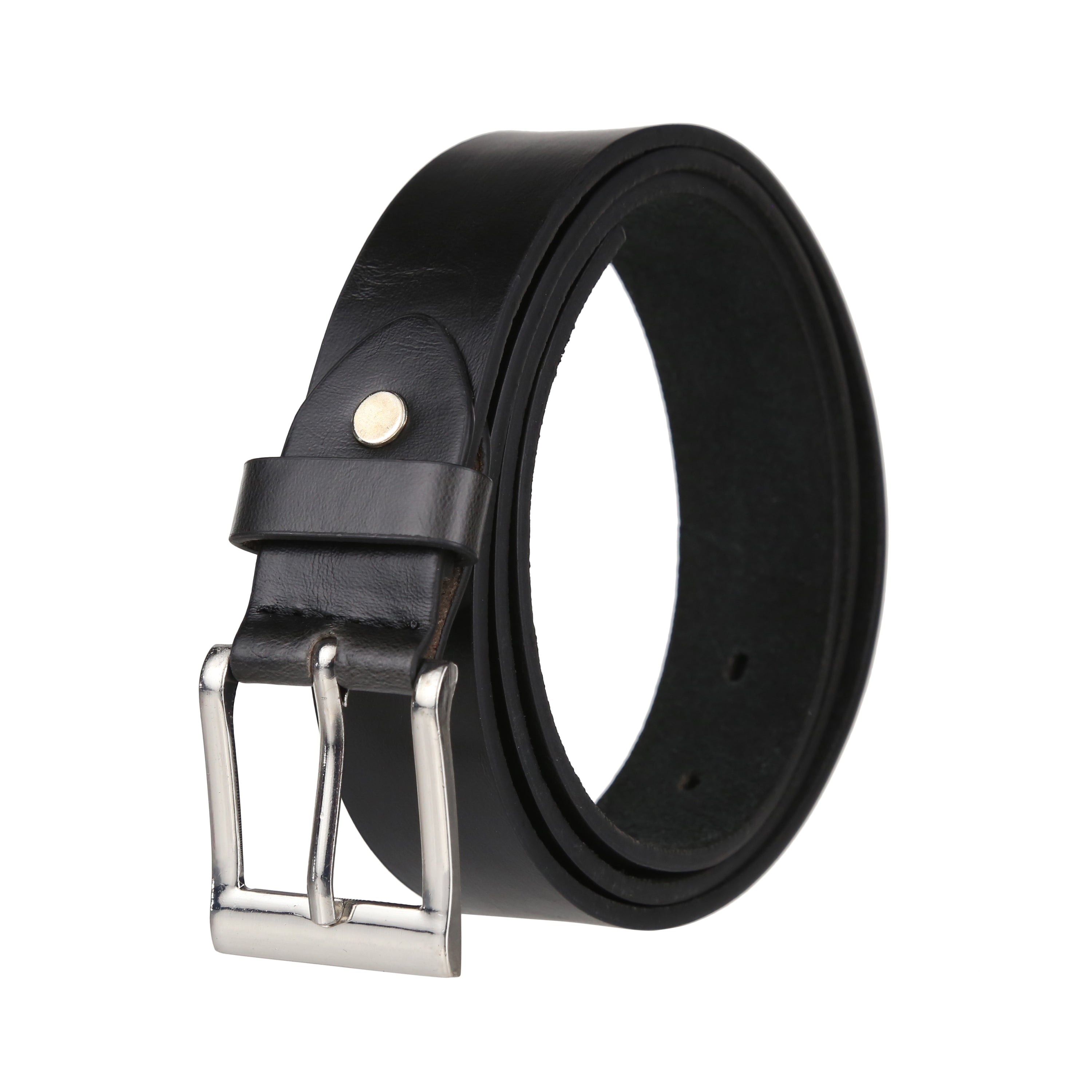 Forest 1" Wide Square Buckle Bonded Leather Belt