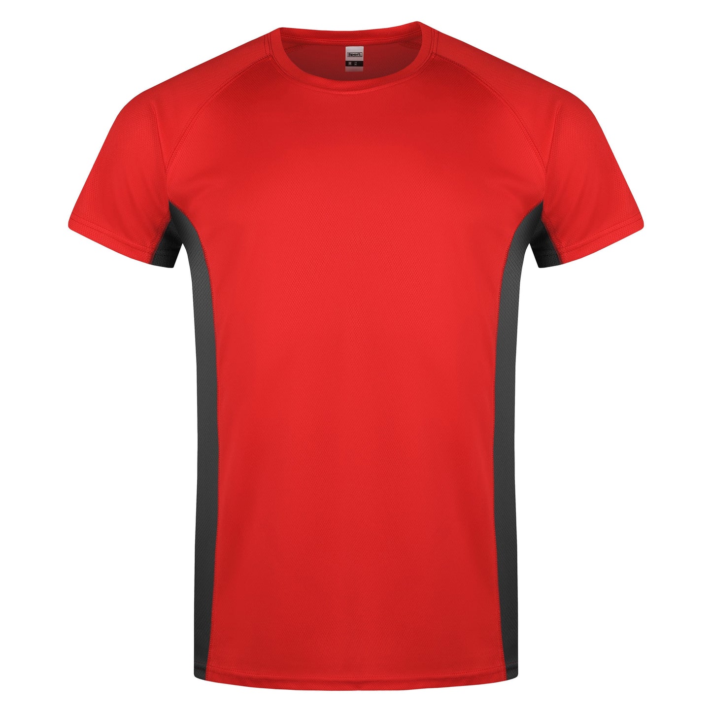 Roly Mens Gym T-Shirt Quick Dry Breathable Running Sports Contrast Panel Tee - QHA UK