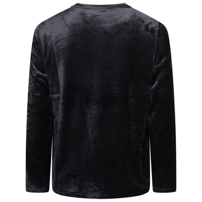 Mens Plush Fleece Lounge Set Pyjama Tracksuit Soft Warm Loungewear - QHA UK