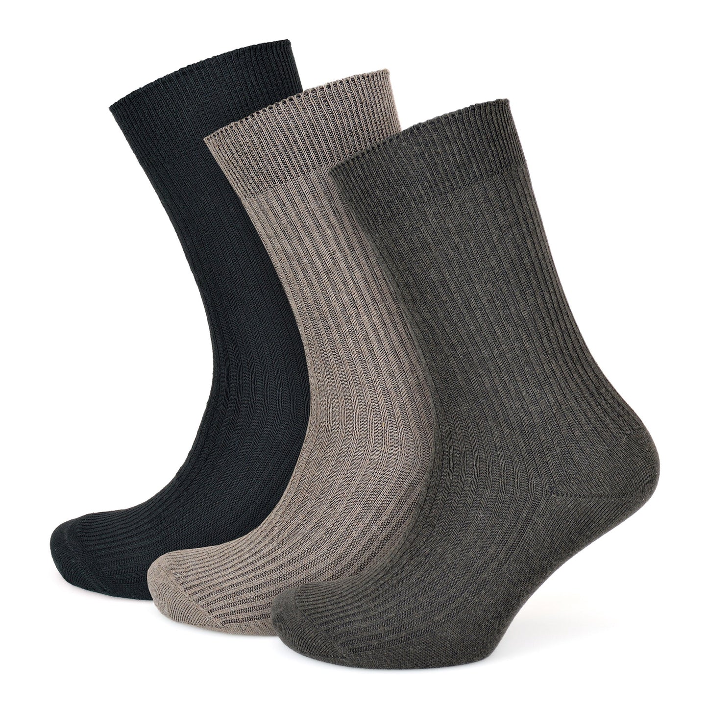 Tom Franks 3 Pairs Non Elasticated Socks - QHA UK
