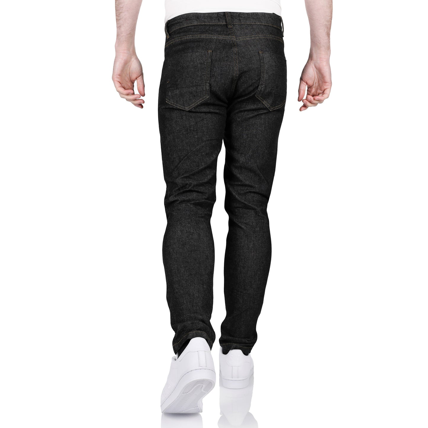 Ditch Plains BKX Mens Stretch Skinny Jeans Slim Fit Cotton Denim Pants - QHA UK