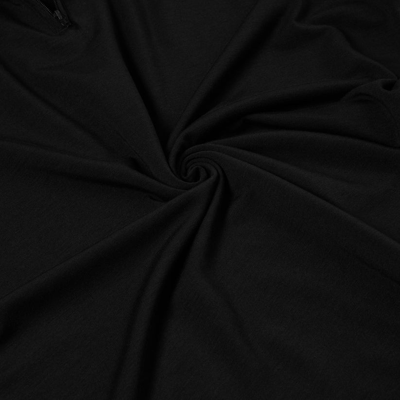Mens Thermal Quarter Zip Pullover Stretch Lightweight Layering Top - QHA UK