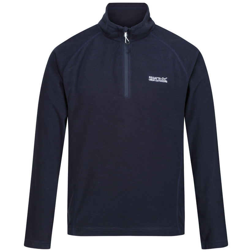 Regatta Mens Half Zip Fleece Lightweight Microfleece Outdoor Top - QHA UK