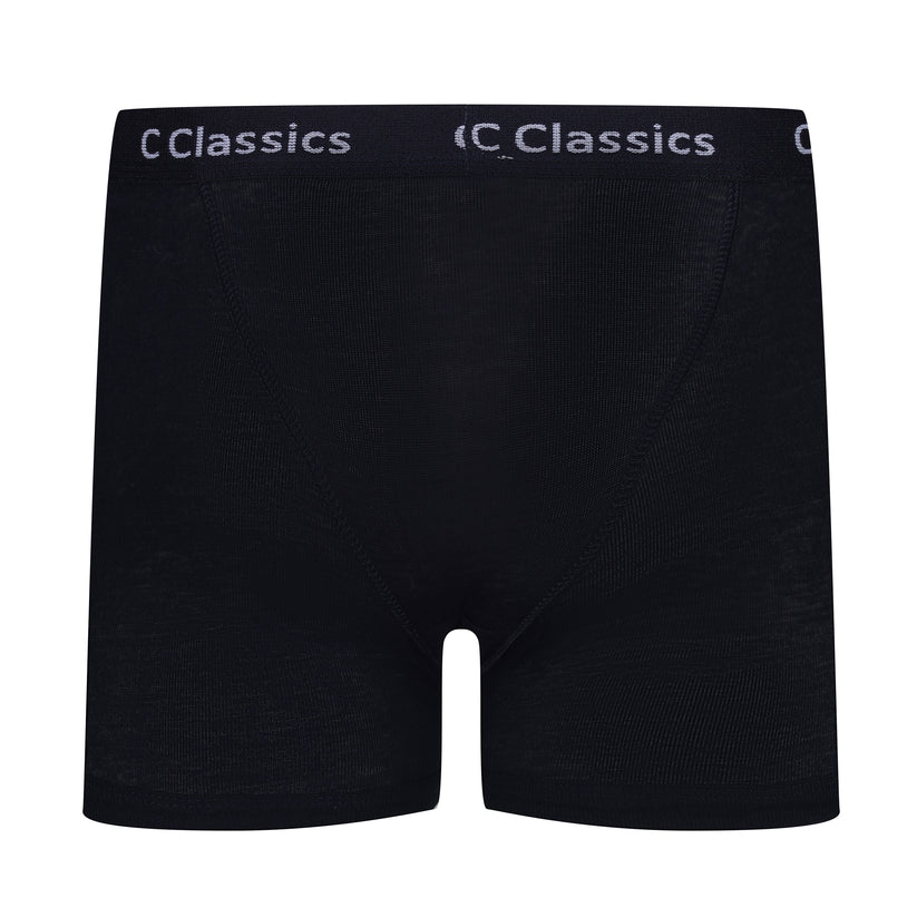 C Classics Mens 3 Pack Boxer Shorts Button Fly Cotton Rich Comfort Fit Underwear - QHA UK