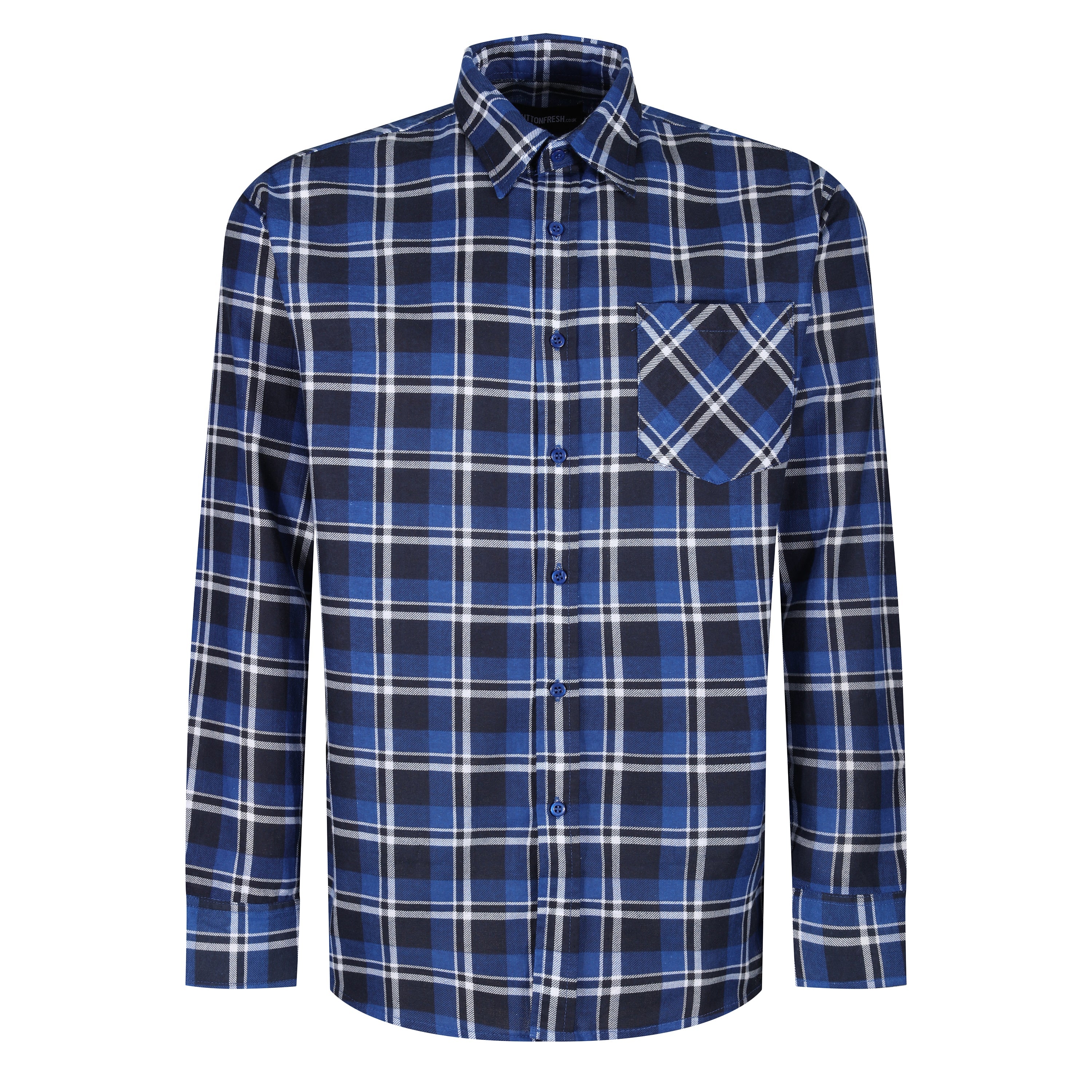 ButtonFresh Brushed Cotton Check Shirt
