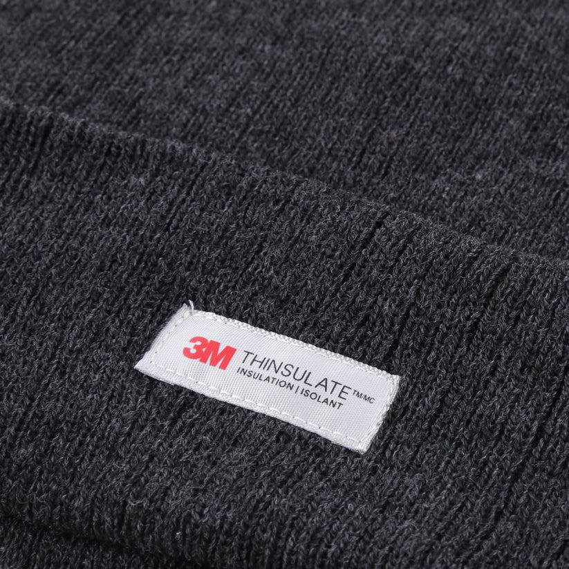 HeatGuard Thinsulate Ribbed Thermal Beanie Hat - QHA UK