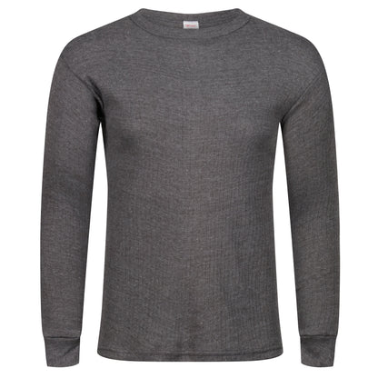 Mens Thermal Long Sleeve T-Shirt Warm Base Layer Heat Retention Top - QHA UK