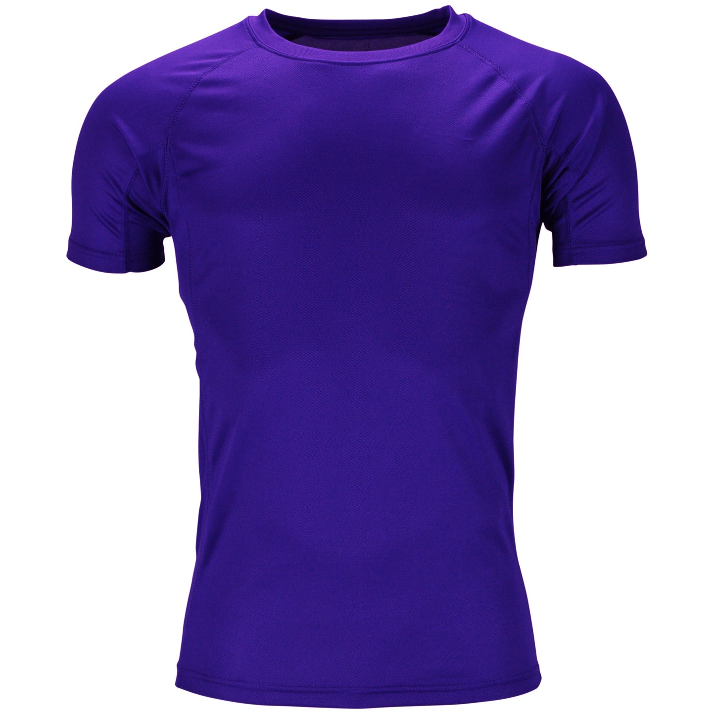 Mens Gym T-Shirt Moisture Wicking Sports Running Training Breathable Tee - QHA UK