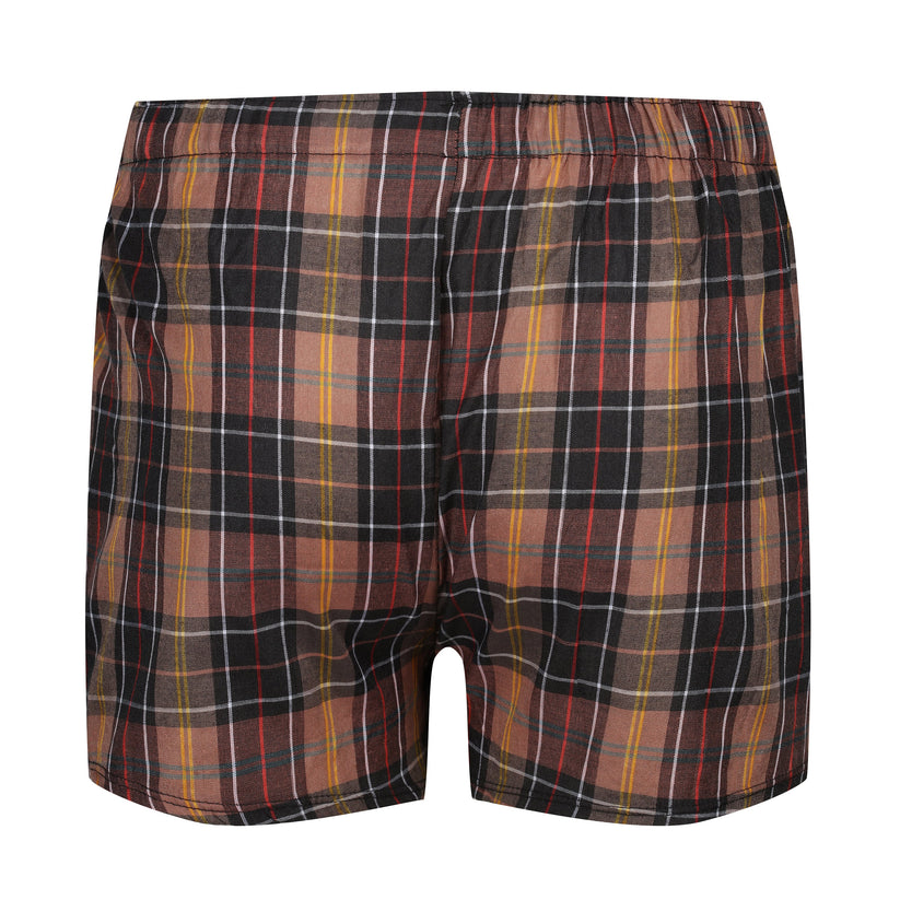 Payden Mens 3 Pack Check Boxer Shorts Cotton Rich Underwear S-2XL - QHA UK