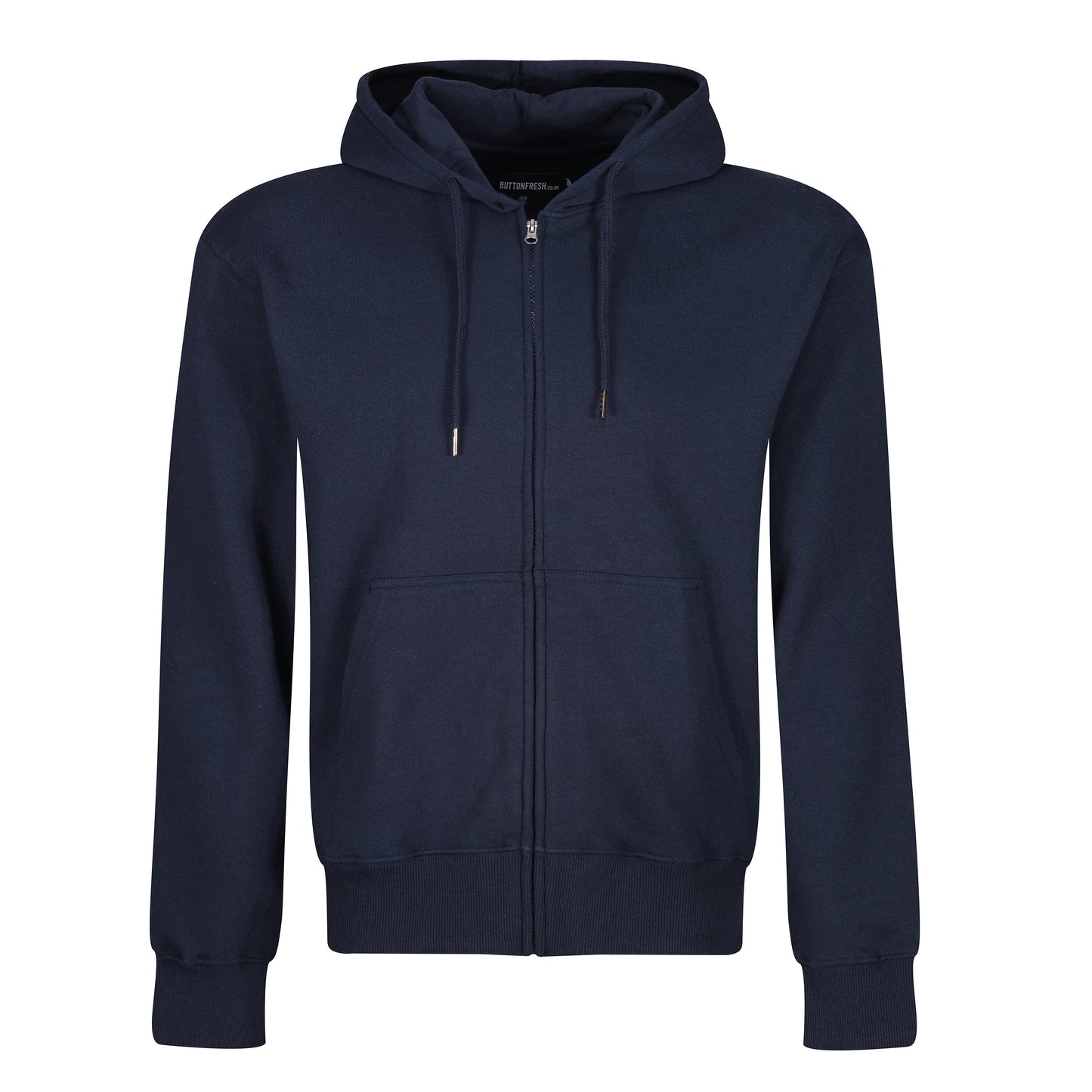 Mens Full Zip Hoodie Fleece Sweatshirt Jacket Casual Hooded Top - QHA UK