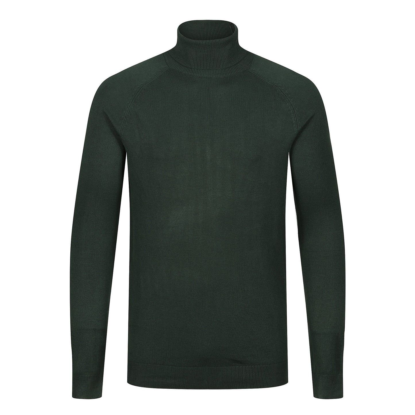 City Comfort Mens Turtle Roll Neck Jumper Lightweight Knit Sweater Casual Top - QHA UK
