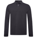 Everett Wales Mens Cotton Pique Long Sleeve Polo Shirt Casual Regular Fit - QHA UK