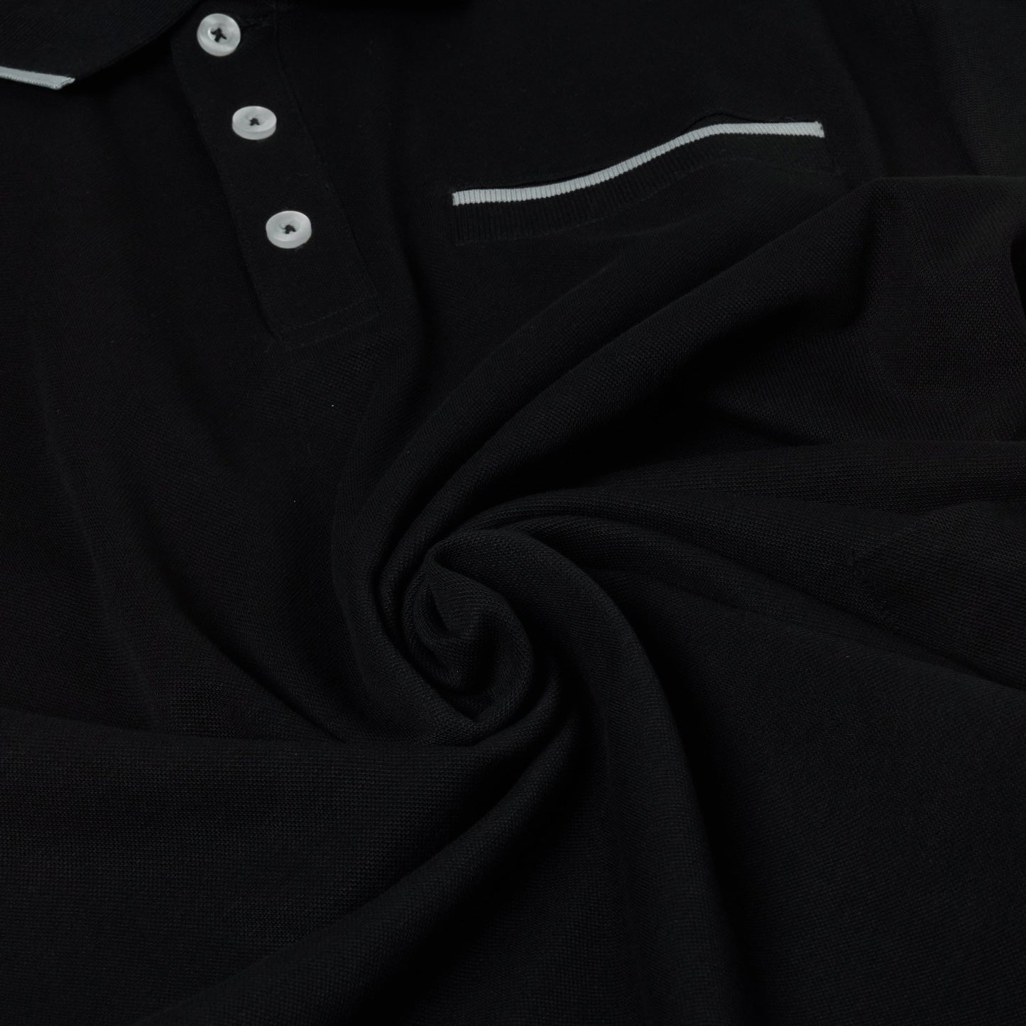 Evryone Mens Cotton Polo Shirt Contrast Tipped Short Sleeve Smart Casual Top - QHA UK