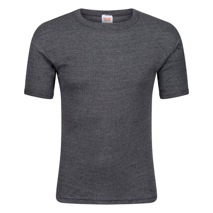 Mens Thermal Short Sleeve T Shirt Warm Base Layer Heat Retention Top - QHA UK
