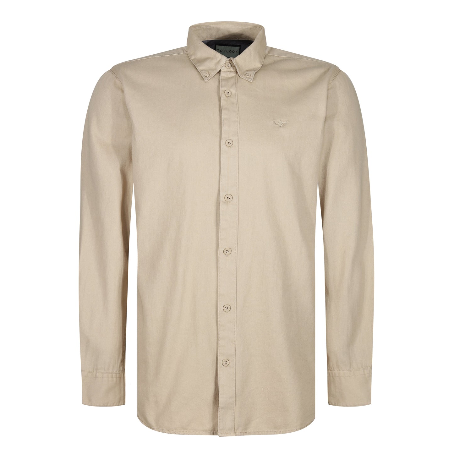 TL London Mens 100% Cotton Shirt Long Sleeve Button Down Smart Casual Regular Fit - QHA UK