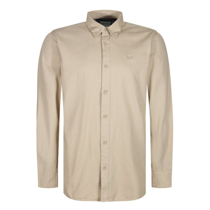 TL London Mens 100% Cotton Shirt Long Sleeve Button Down Smart Casual Regular Fit - QHA UK
