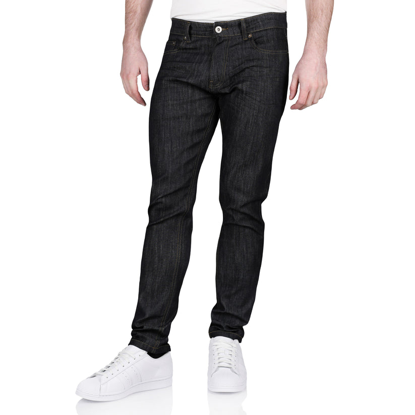 Ditch Plains BKX Mens Stretch Skinny Jeans Slim Fit Cotton Denim Pants - QHA UK
