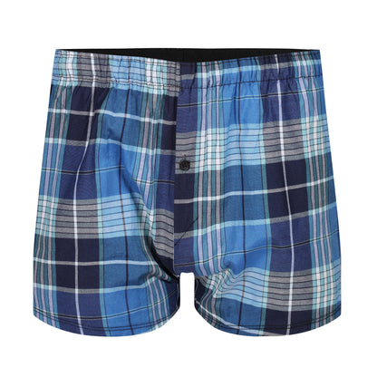 Payden Mens 3 Pack Check Boxer Shorts Cotton Rich Underwear S-2XL - QHA UK
