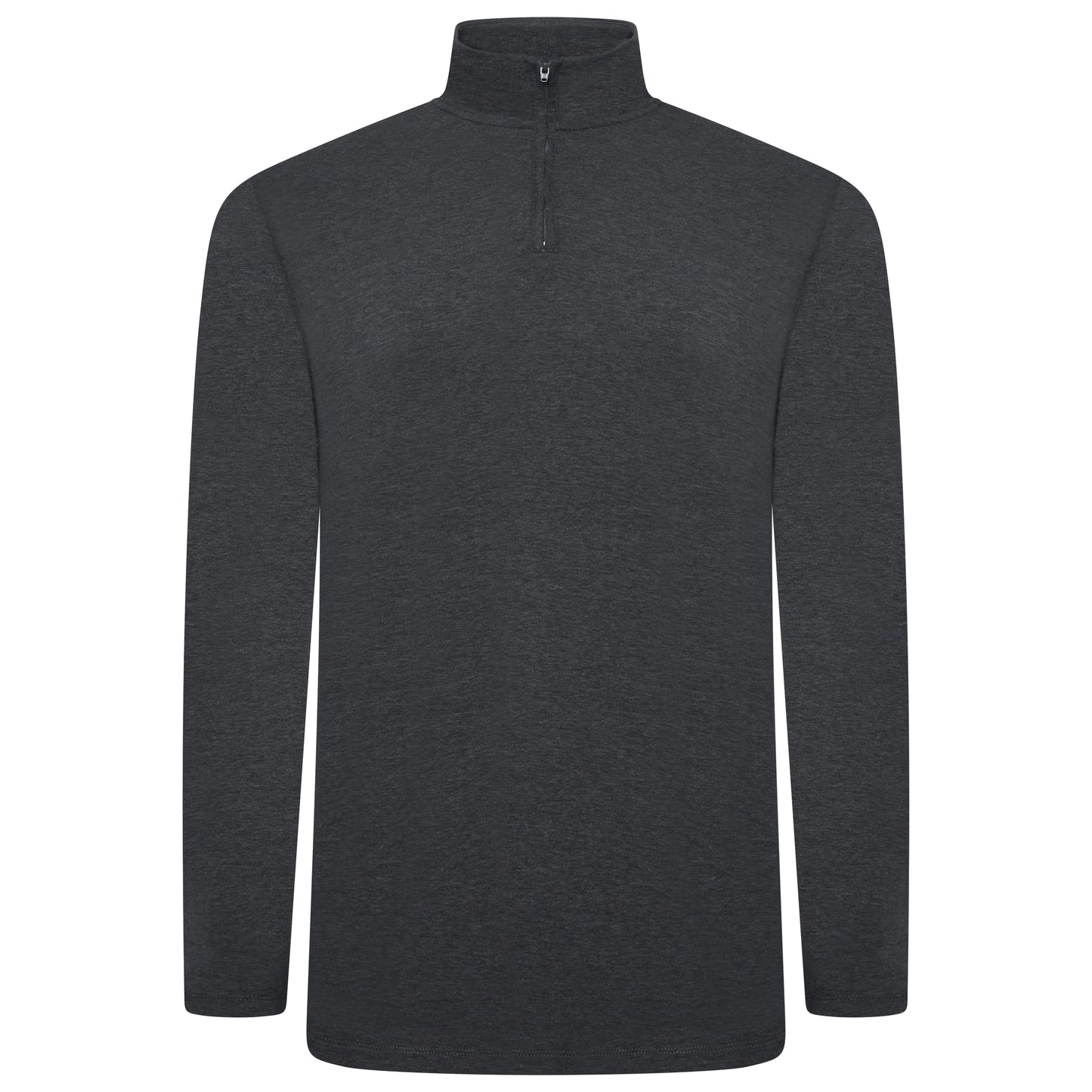Mens Thermal Quarter Zip Pullover Stretch Lightweight Layering Top - QHA UK