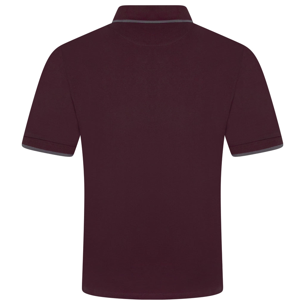 Evryone Contrast Diagonal Stripe Polo Shirt