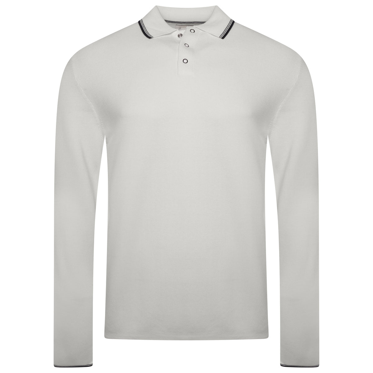 M&S Long Sleeve Cotton Modal Polo Shirt