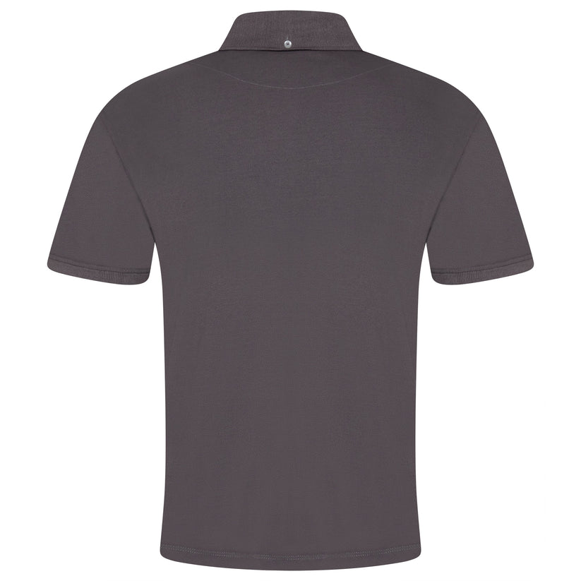 Evryone Mens Cotton Pique Polo Shirt Button Collar Short Sleeve Casual Top - QHA UK