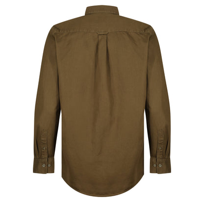 TL London Mens Cotton Button Down Shirt Long Sleeve Smart Casual Work Formal Top - QHA UK