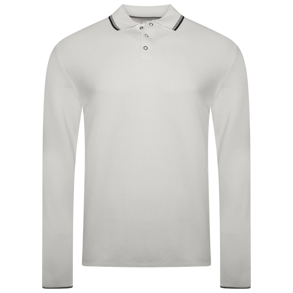 M&S Long Sleeve Cotton Modal Polo Shirt