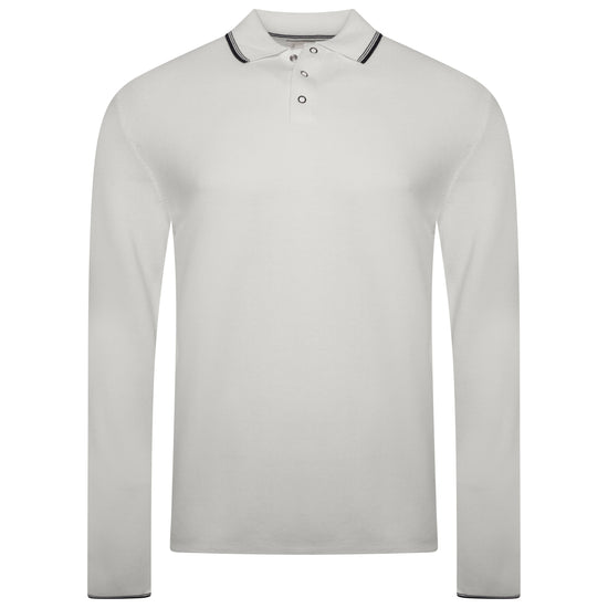 M&S Long Sleeve Cotton Modal Polo Shirt - QHA UK