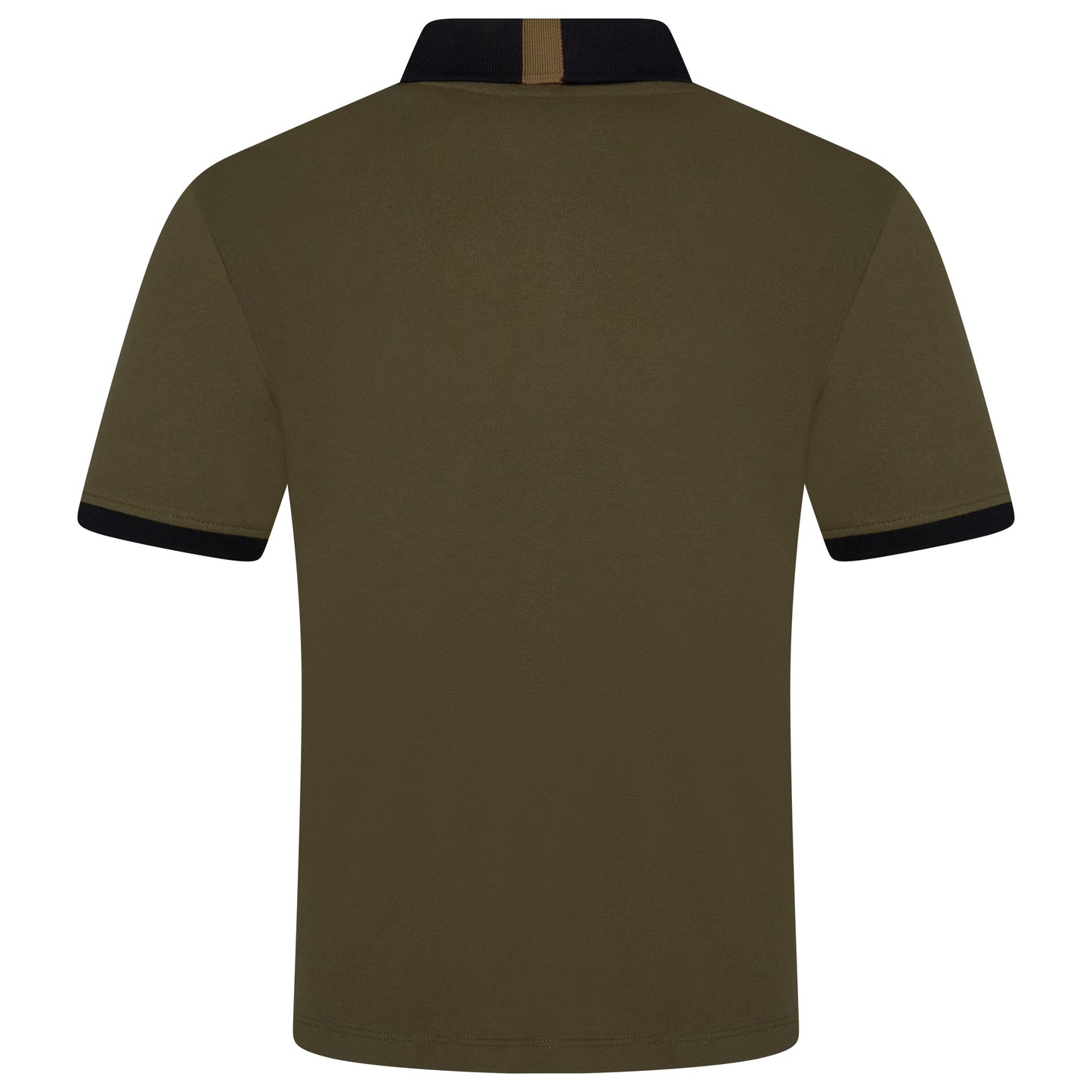 Mens Cotton Polo Shirt Contrast Collar Pique Casual T-Shirt S-2XL UK - QHA UK