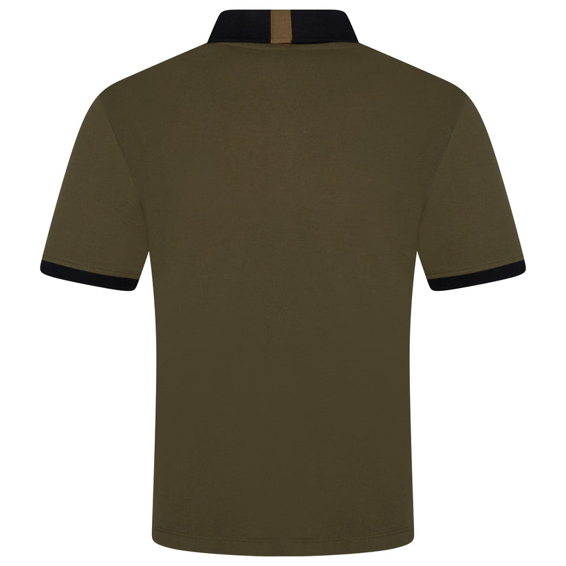 Mens Cotton Polo Shirt Contrast Collar Pique Casual T-Shirt S-2XL UK - QHA UK