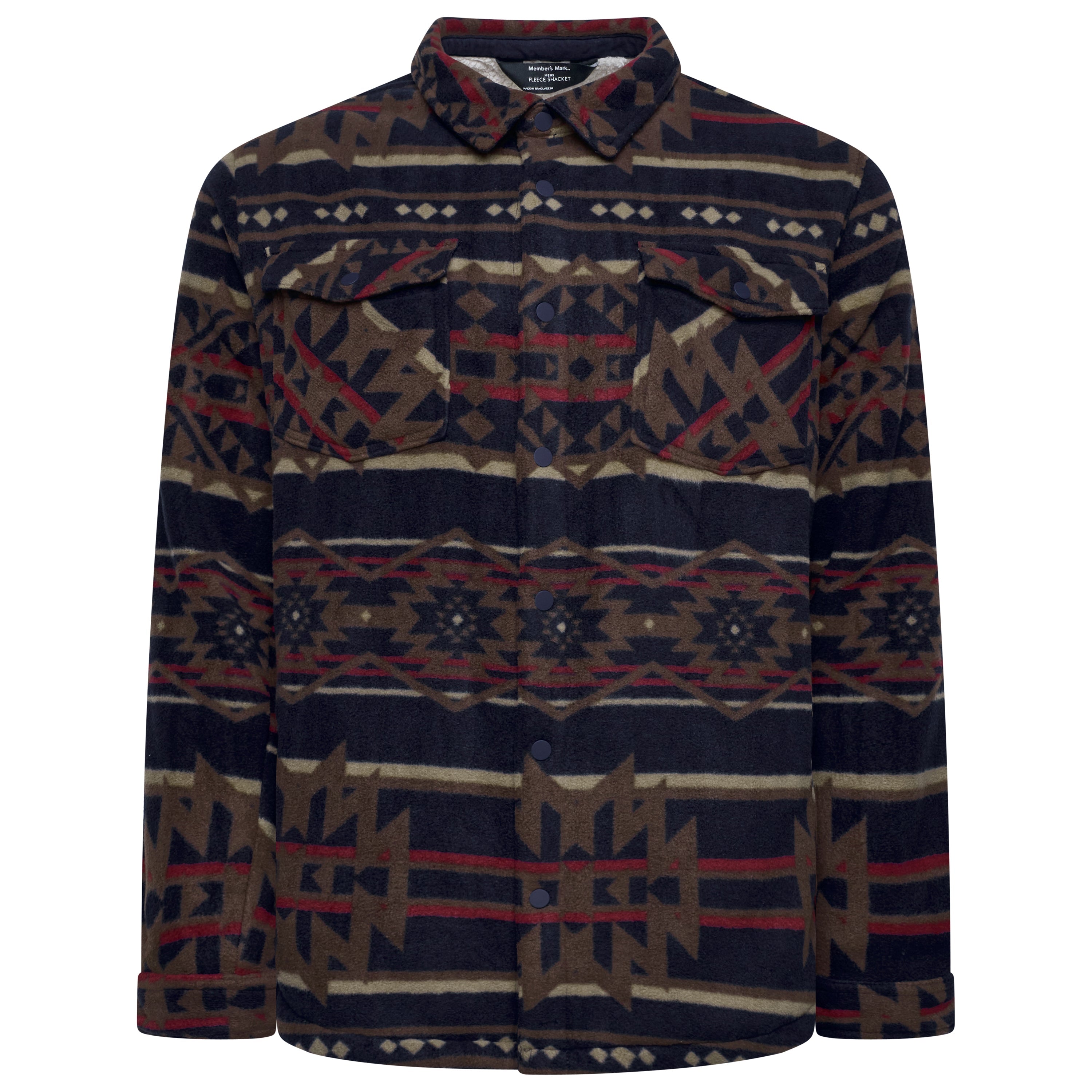 Member's Mark Sherpa Fleece Shacket Overshirt