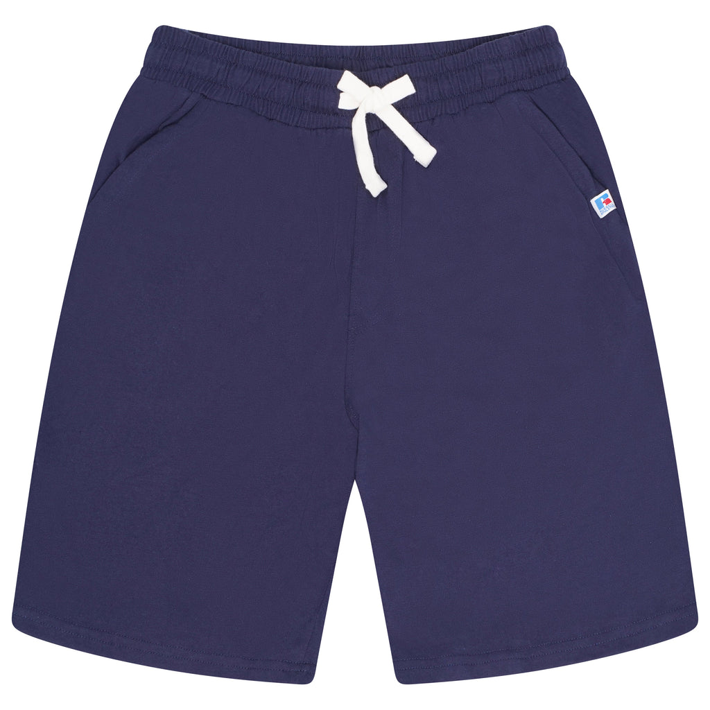 Russell Athletic Men's Jersey Shorts Gym Casual Cotton Elastic Waist