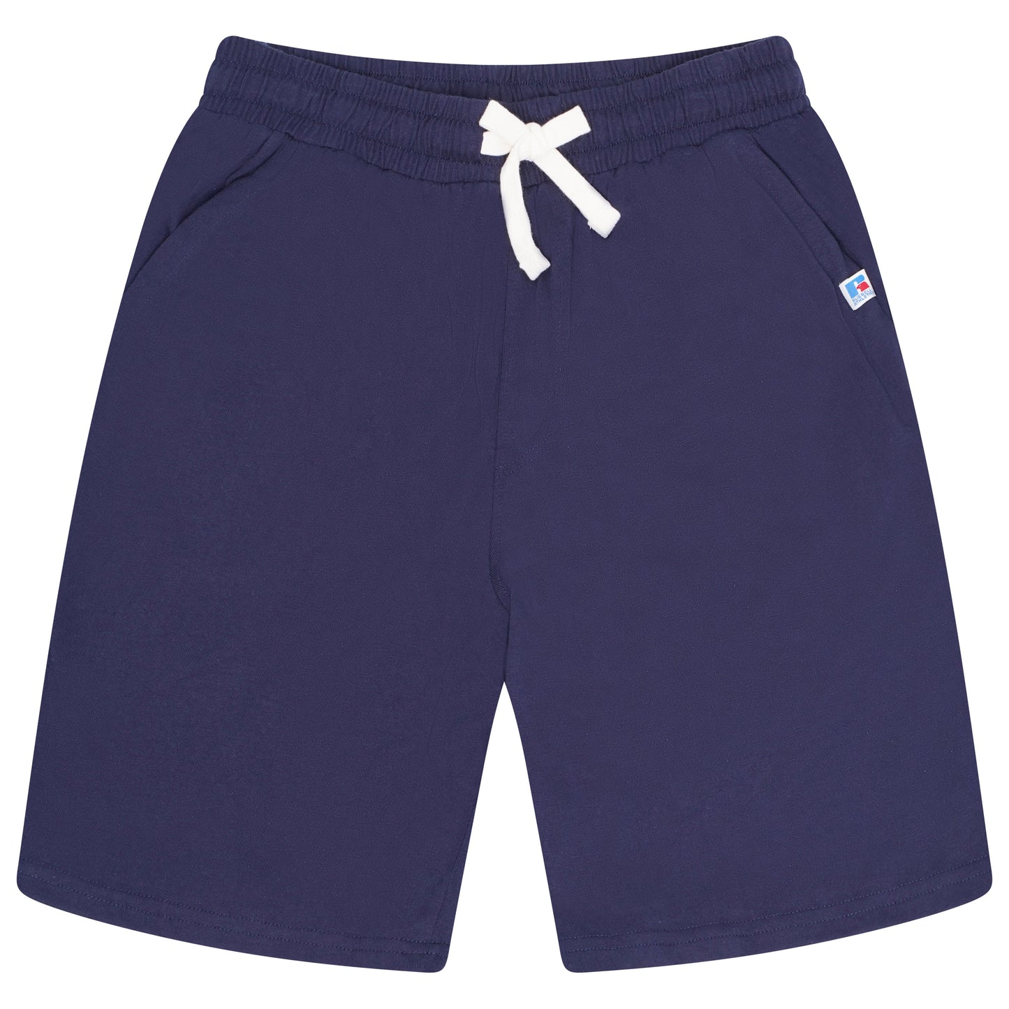 Russell Athletic Men's Jersey Shorts Gym Casual Cotton Elastic Waist - QHA UK