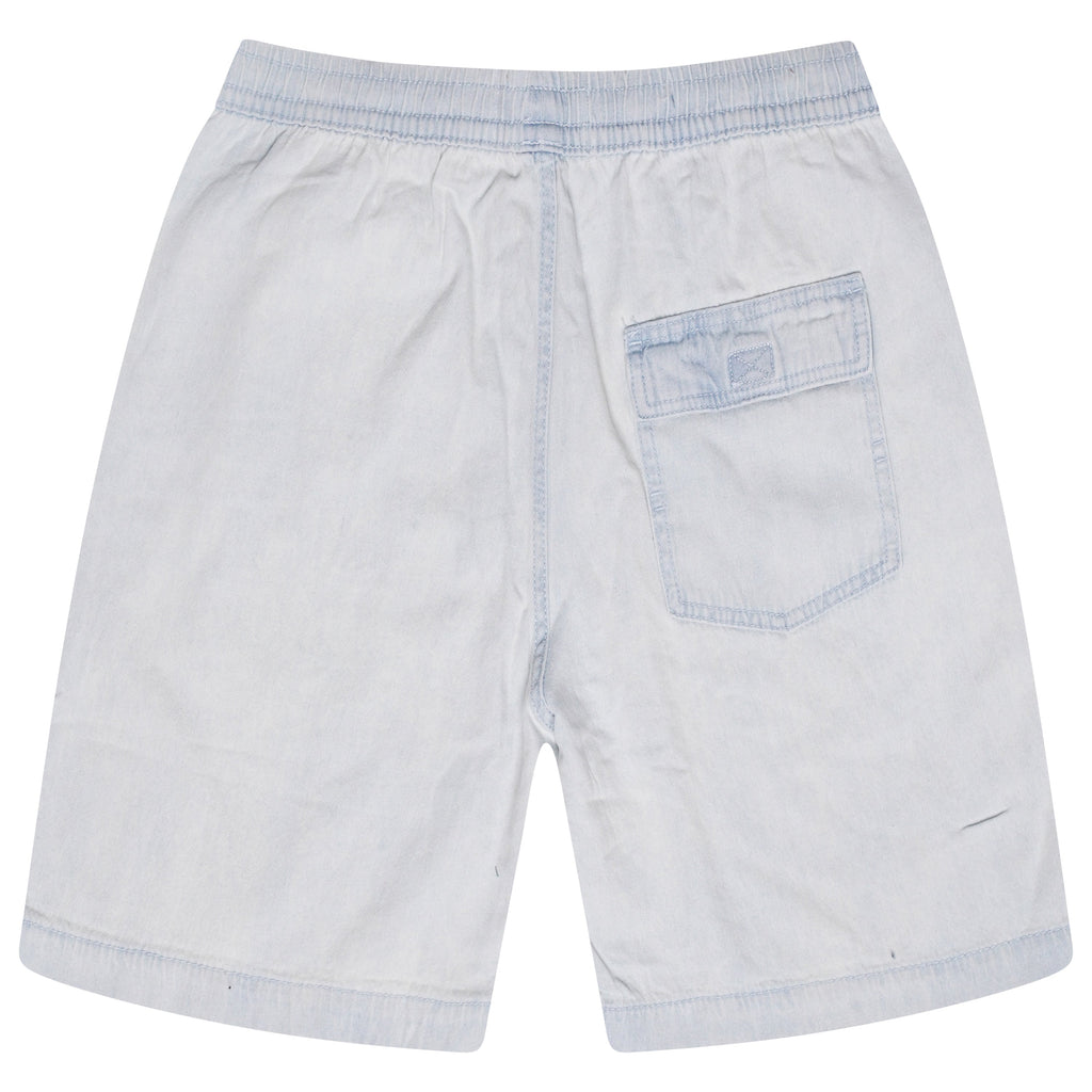 Pull & Bear Elasticated Waist Denim Shorts