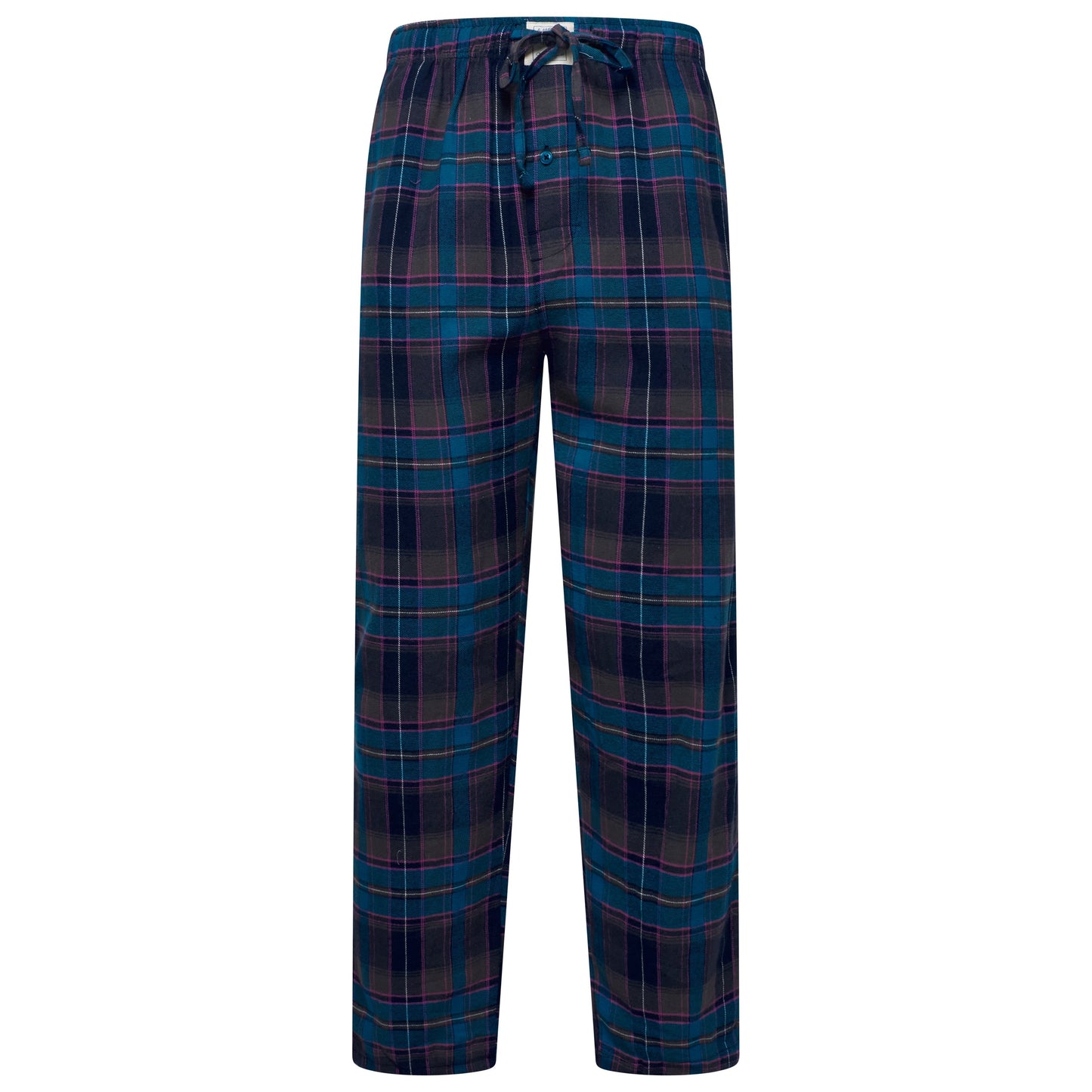 Lucky Brand Mens Henley Pyjama Set Flannel Check Lounge Pants PJs S-XL - QHA UK