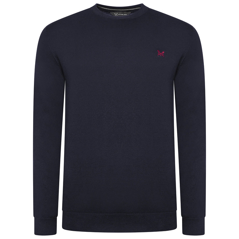 Crew Clothing Mens Cotton Crew Neck Jumper Random Colour XS-3XL RRP £55 - QHA UK