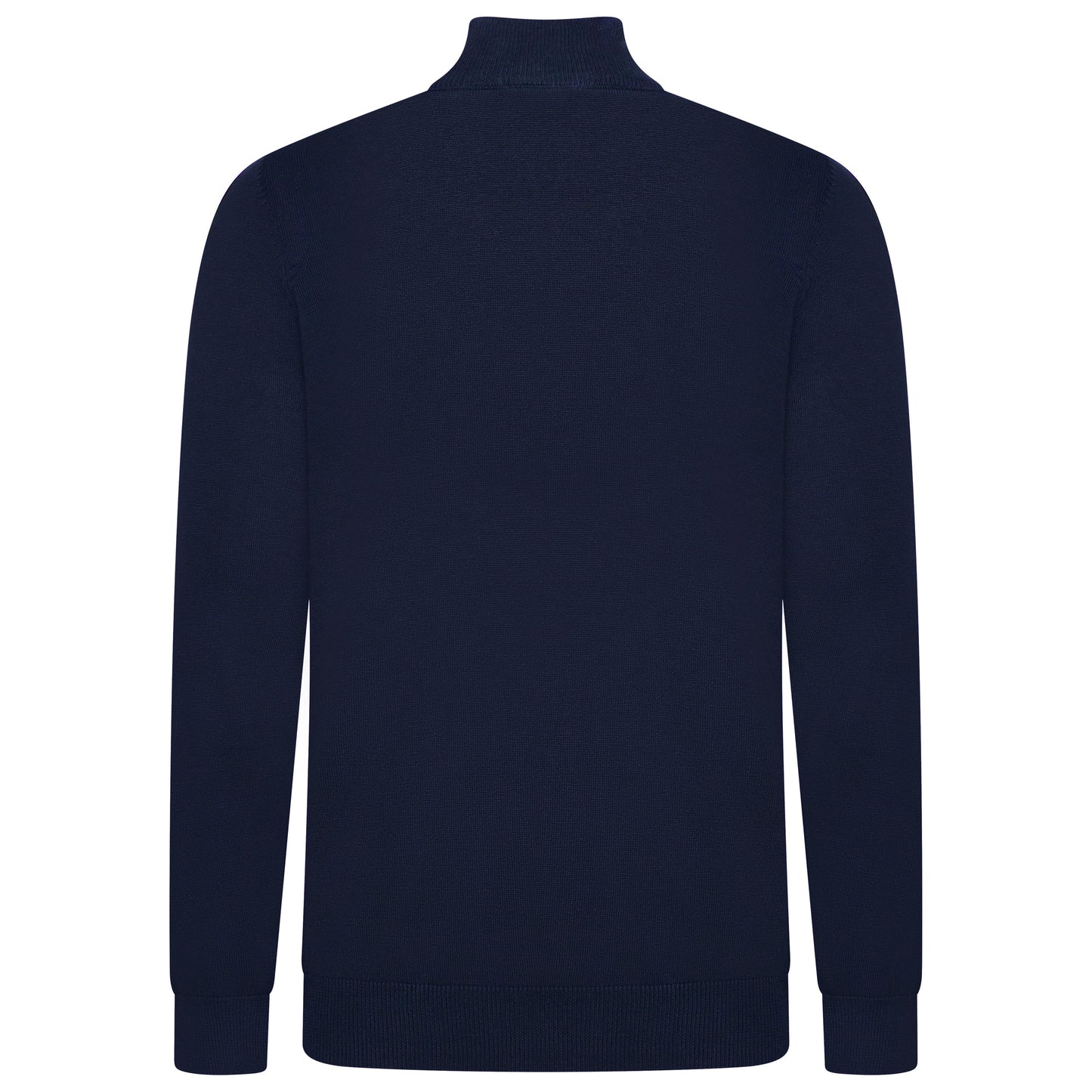 Mens Jacamo Quarter Zip Jumper Cotton Lightweight Knit Pullover S-6XL - QHA UK