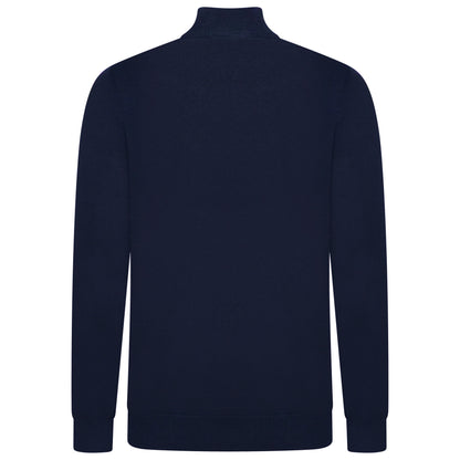 Mens Jacamo Quarter Zip Jumper Cotton Lightweight Knit Pullover S-6XL - QHA UK